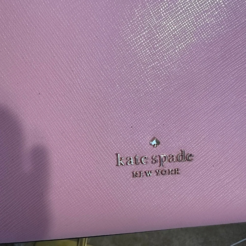 Kate Spade New York Pink Saffiano Leather Hobo Shoulder Bag Handbag
